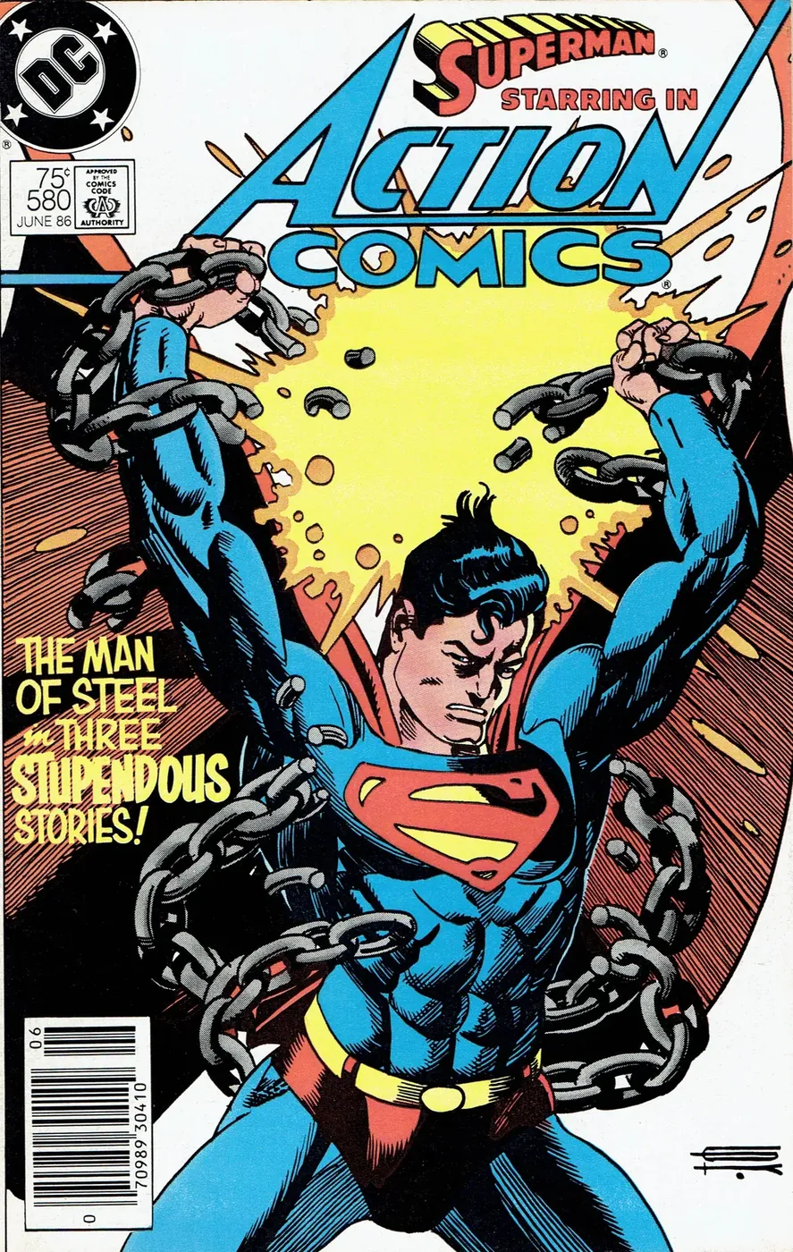 Cover of Action Comics #580