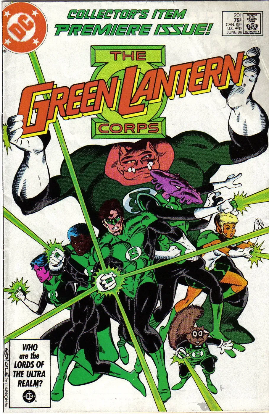 Cover of Green Lantern #201