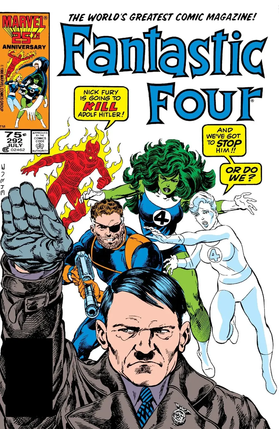 Cover of Fantastic Four #292