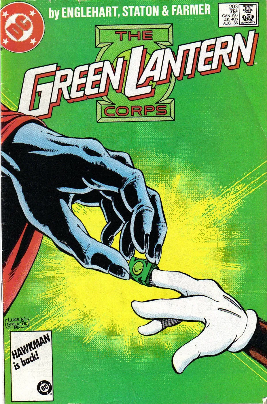 Cover of Green Lantern #203