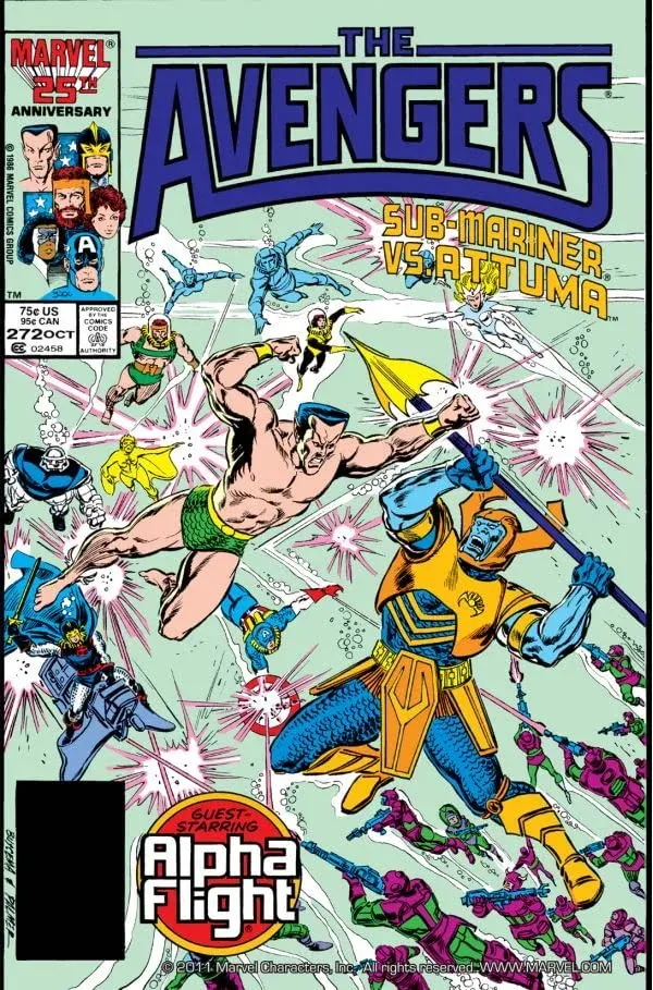 Cover of The Avengers #272