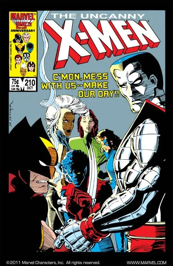 Cover of The Uncanny X-Men #210