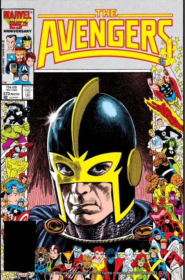 Cover of The Avengers #273