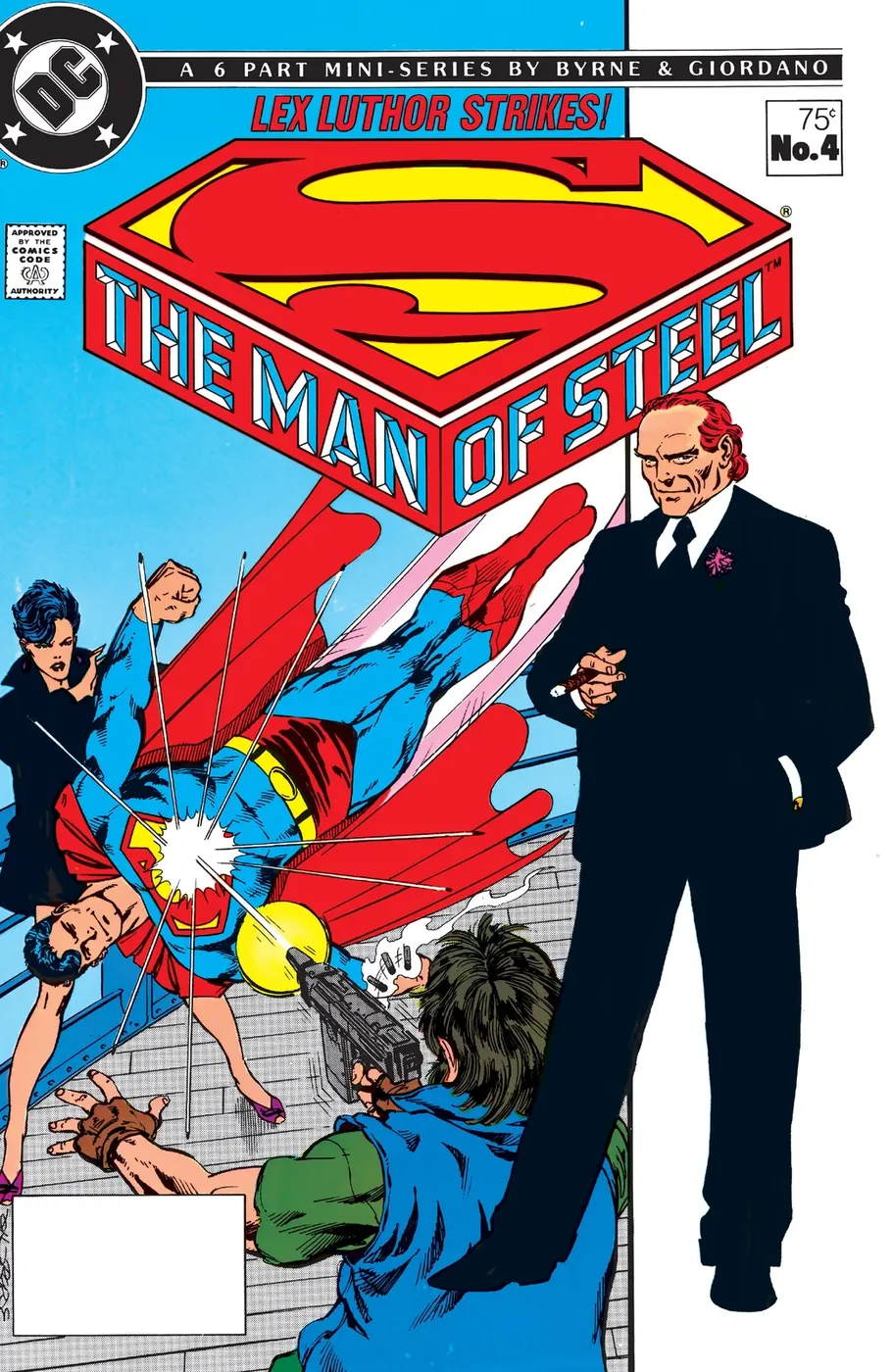 Cover of The Man of Steel #4