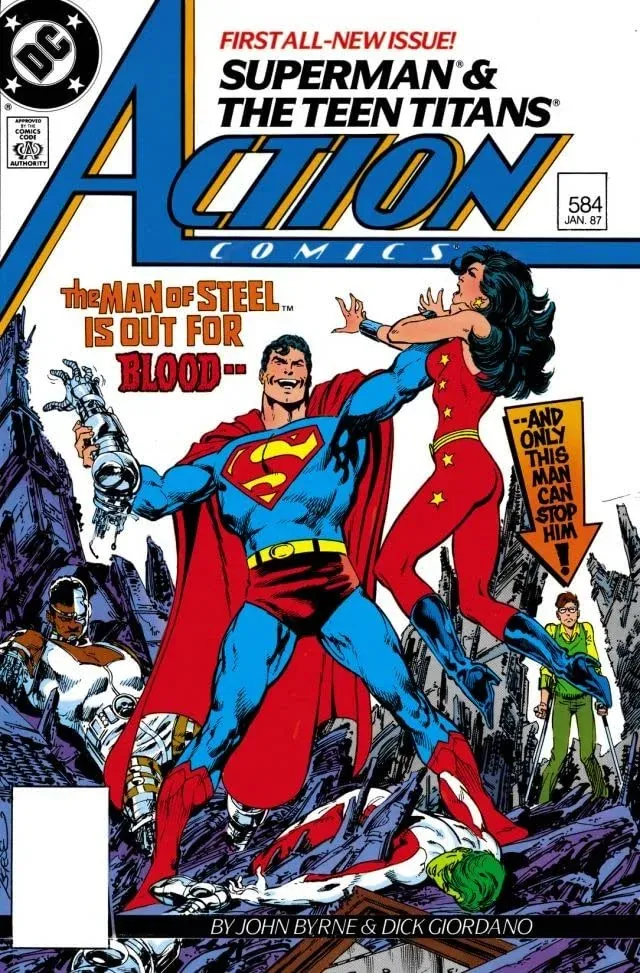 Cover of Action Comics #584