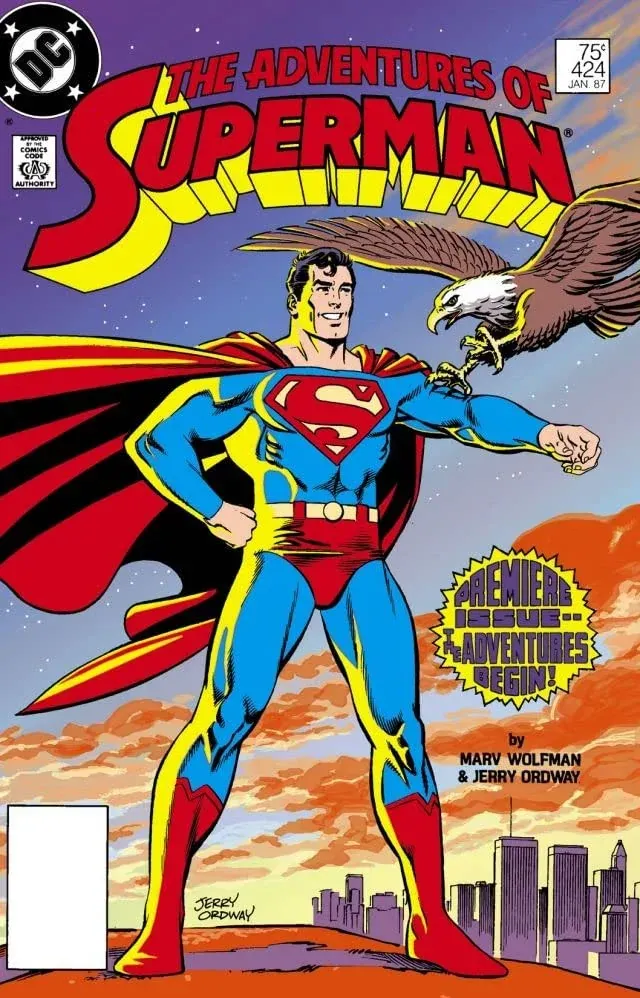 Cover of Adventures of Superman #424