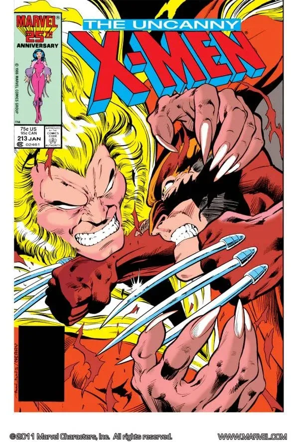 Cover of The Uncanny X-Men #213