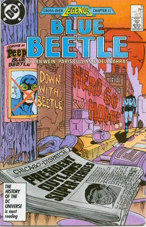Cover of Blue Beetle #9