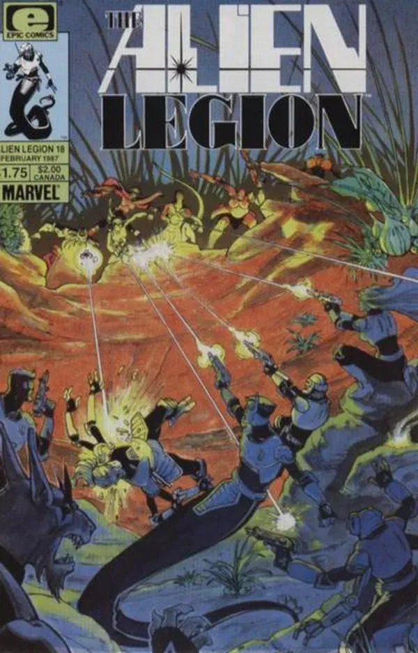 Cover of Alien Legion #18