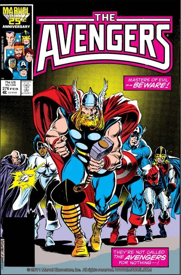 Cover of The Avengers #276