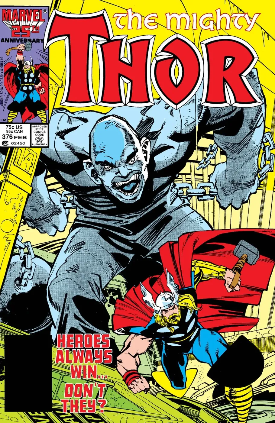 Cover of Thor #376