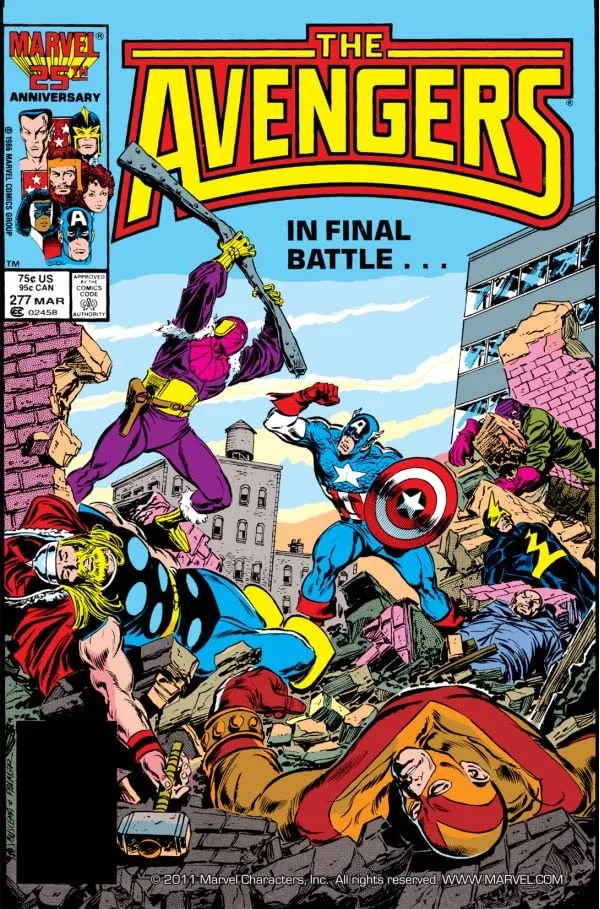 Cover of The Avengers #277