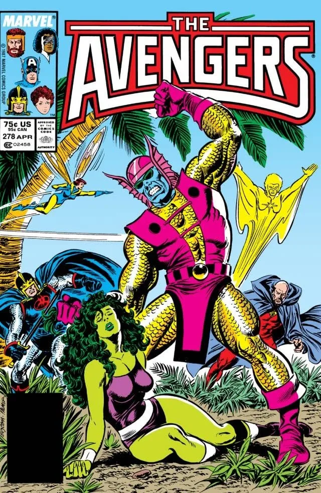 Cover of The Avengers #278