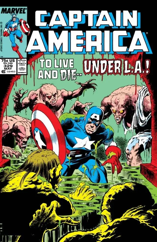 Cover of Captain America #329