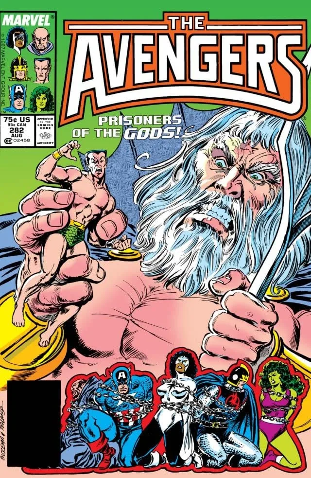 Cover of The Avengers #282