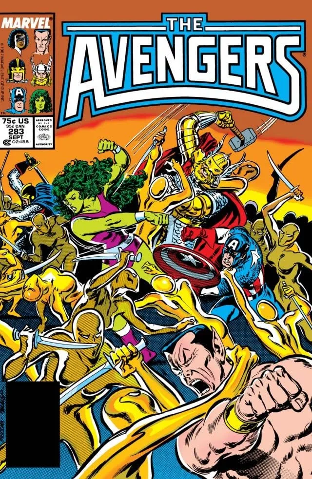 Cover of The Avengers #283