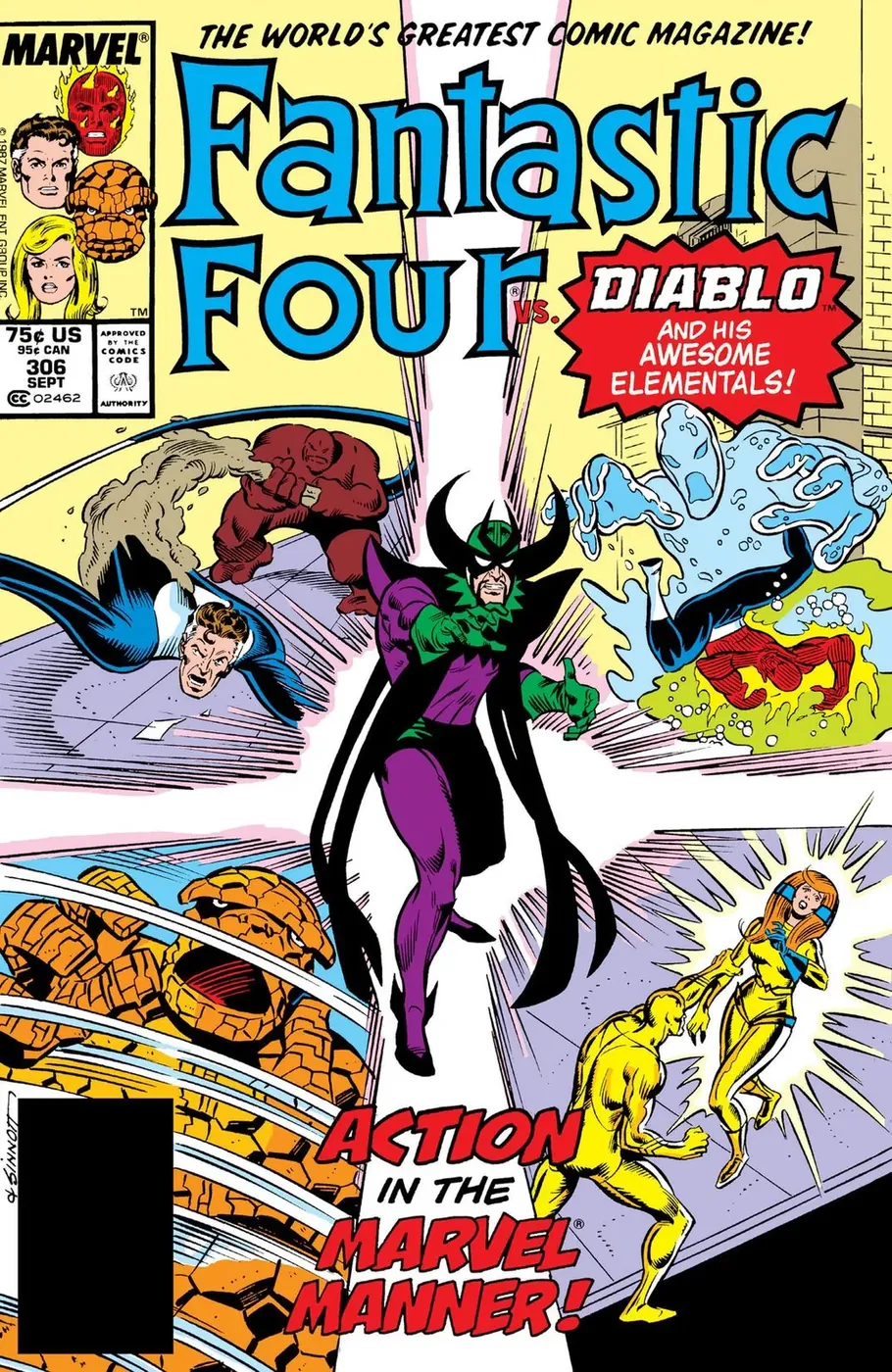 Cover of Fantastic Four #306