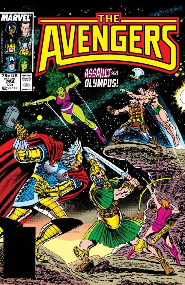 Cover of The Avengers #284