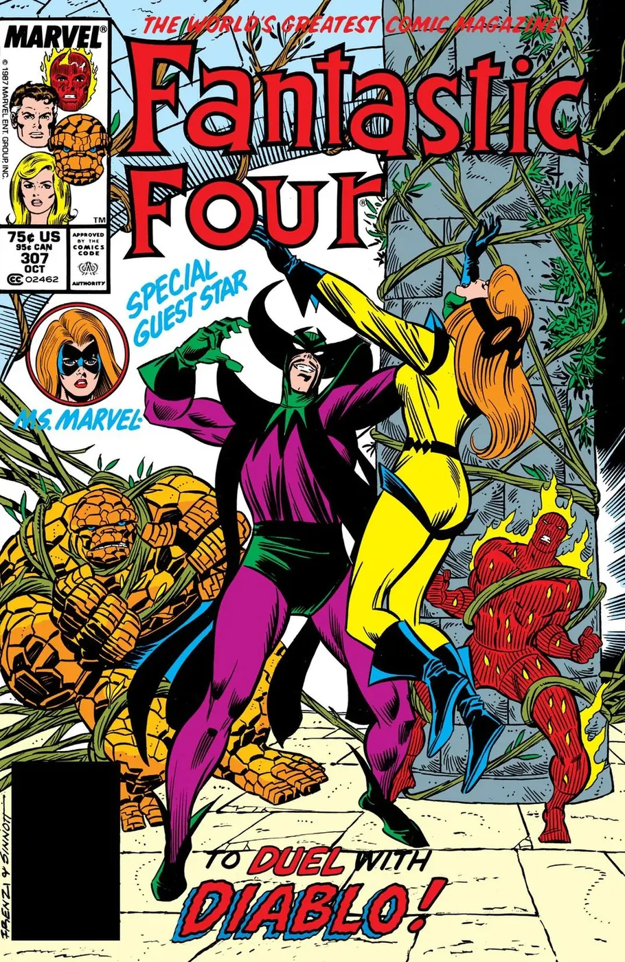 Cover of Fantastic Four #307
