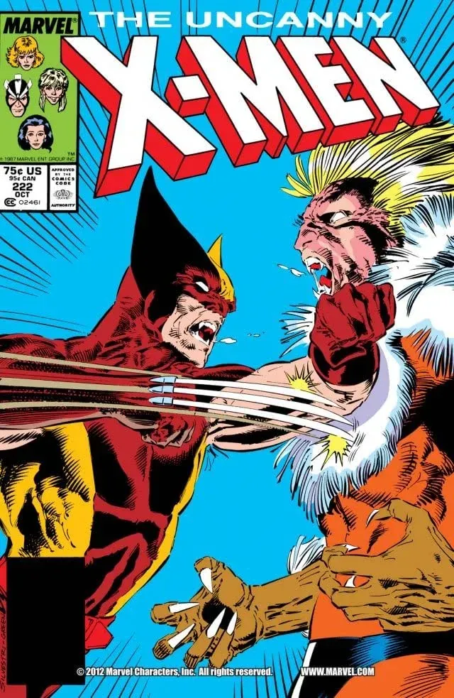 Cover of The Uncanny X-Men #222