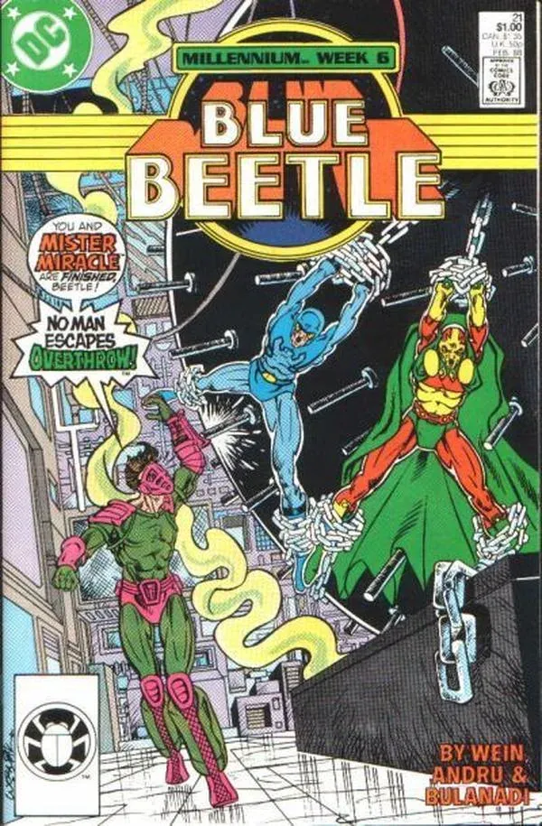 Cover of Blue Beetle #21