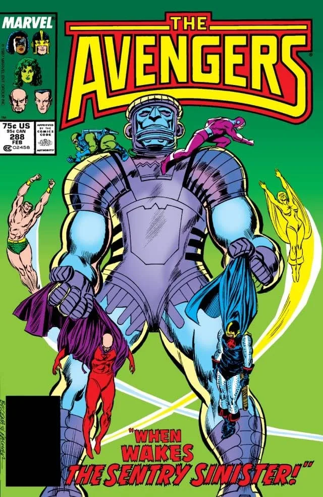 Cover of The Avengers #288