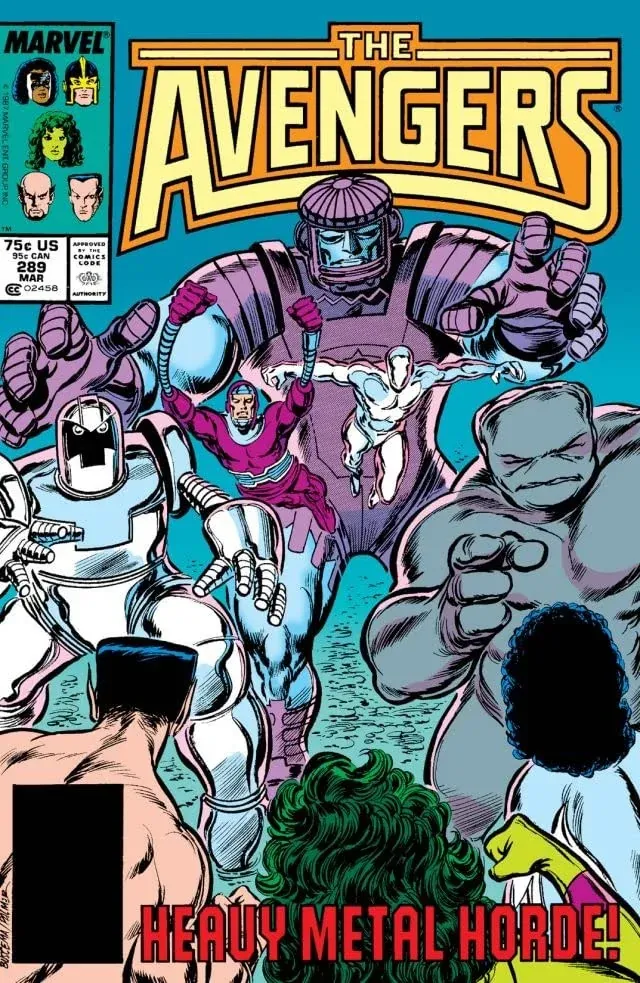Cover of The Avengers #289