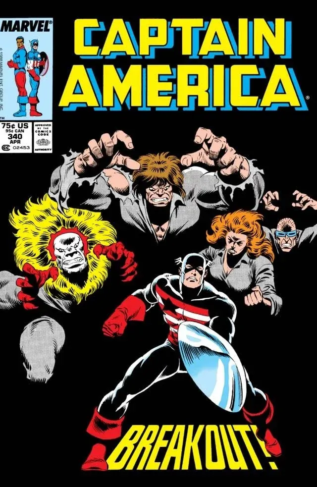 Cover of Captain America #340