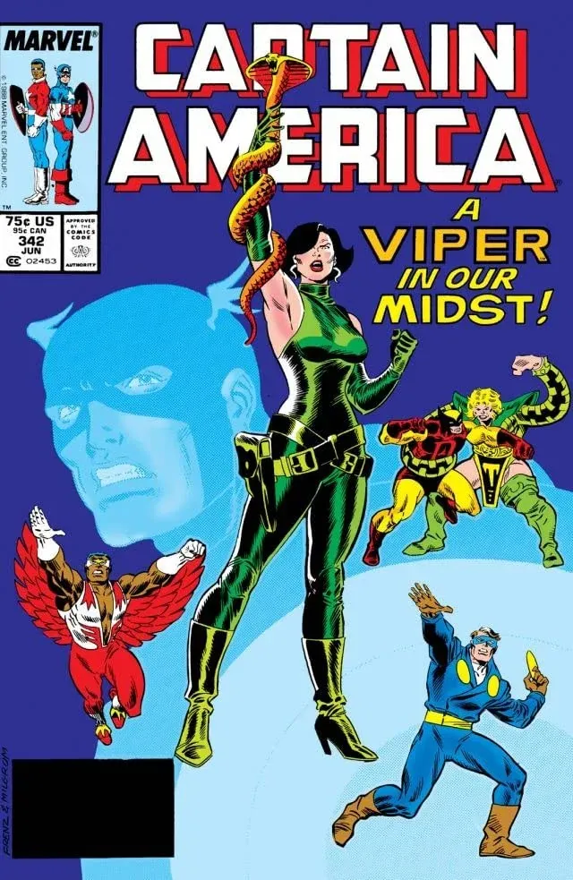 Cover of Captain America #342