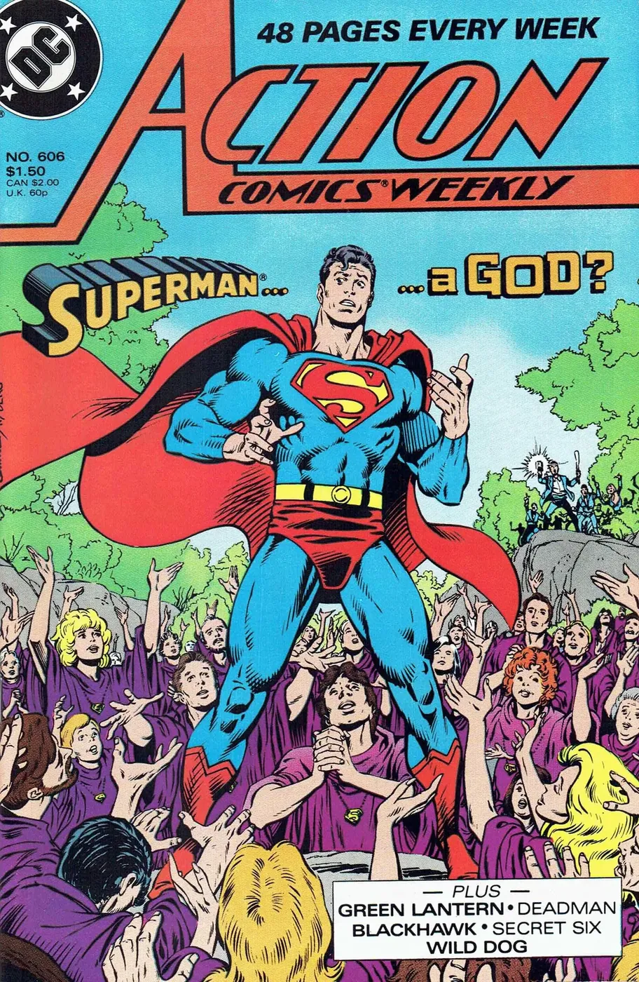Cover of Action Comics Weekly #606