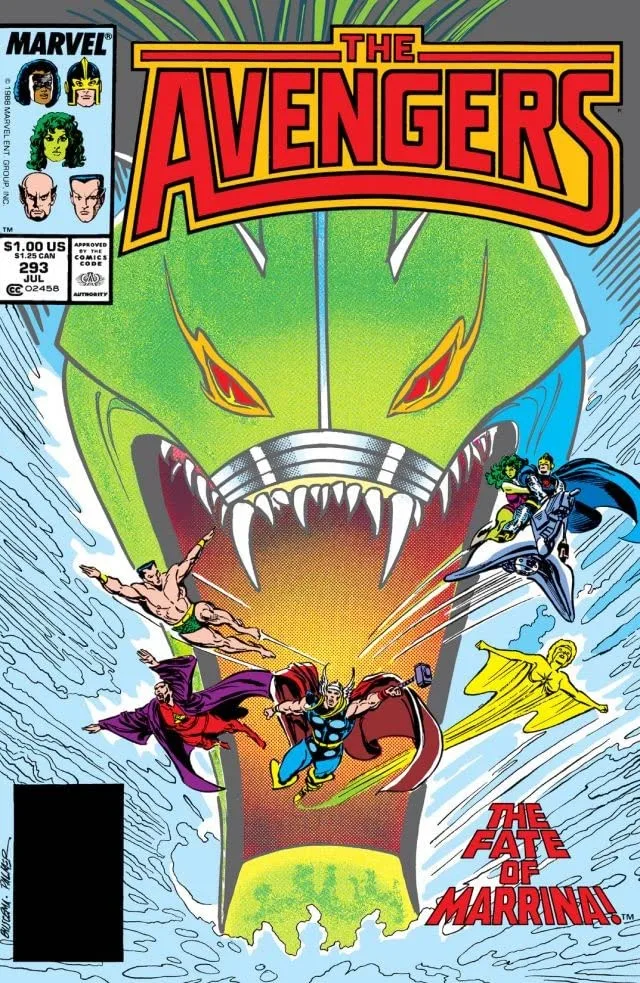 Cover of The Avengers #293