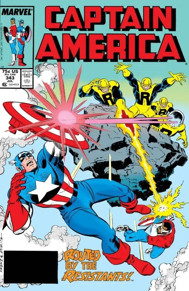 Cover of Captain America #343