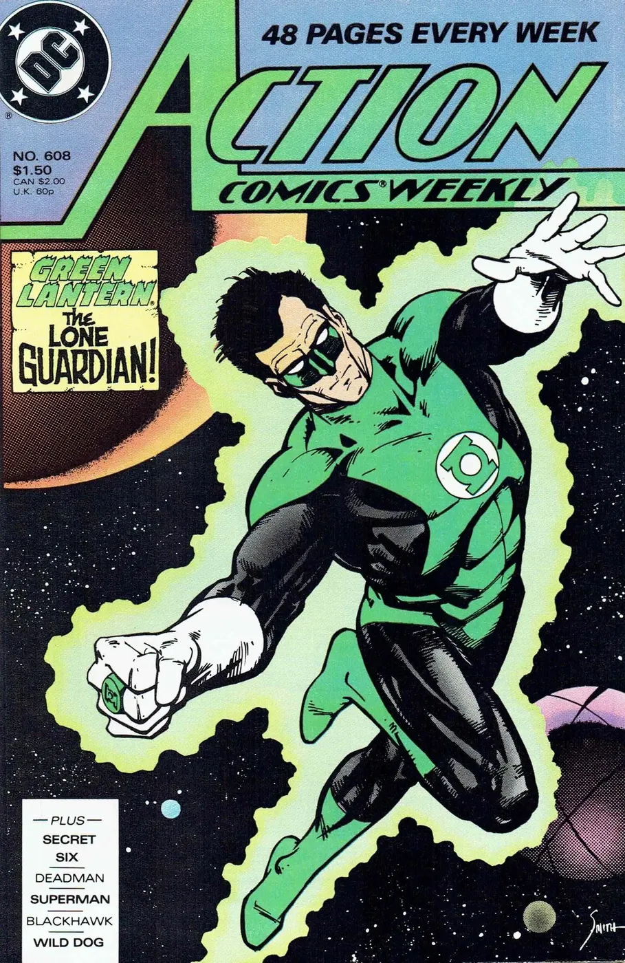 Cover of Action Comics Weekly #608