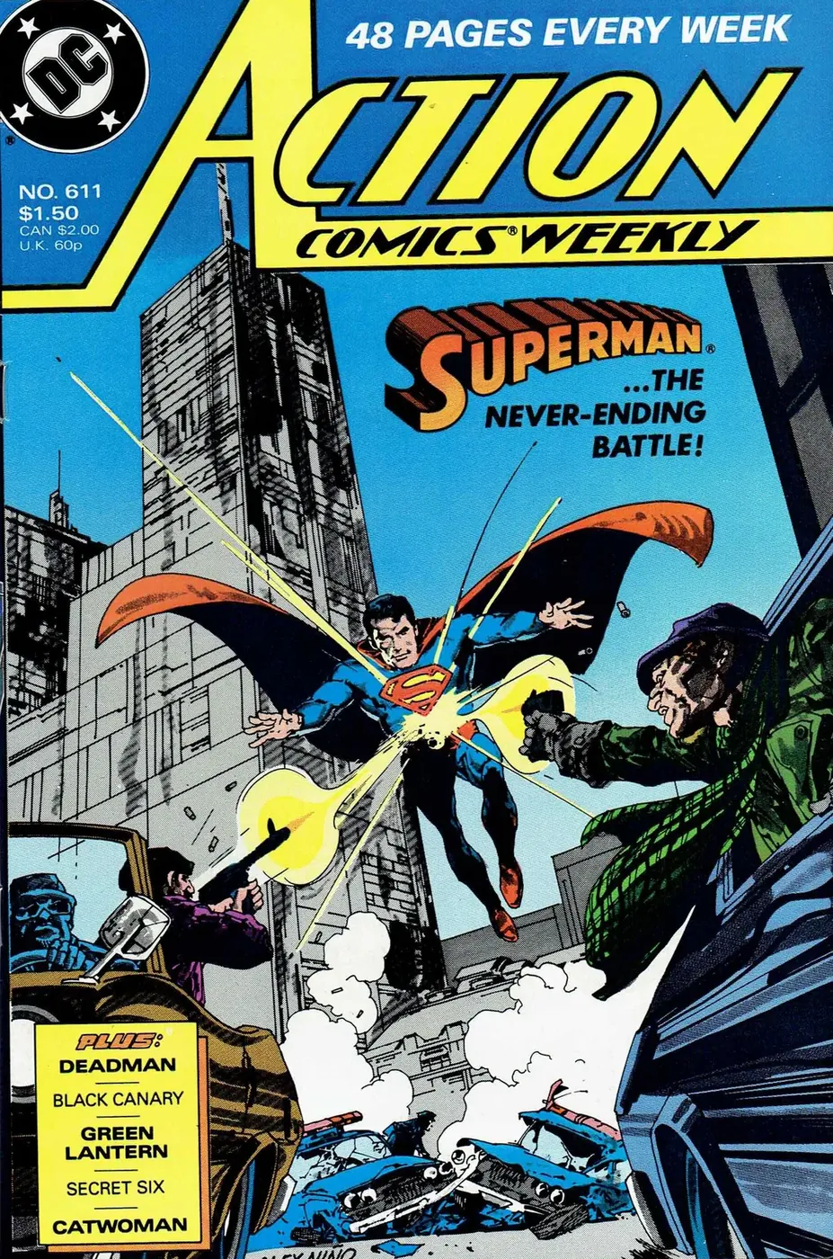Cover of Action Comics Weekly #611
