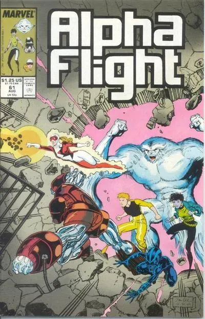 Cover of Alpha Flight #61