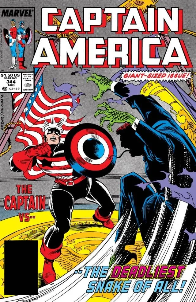 Cover of Captain America #344