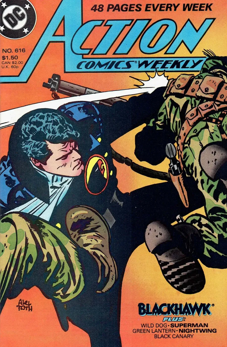 Cover of Action Comics Weekly #616