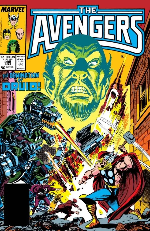 Cover of The Avengers #295