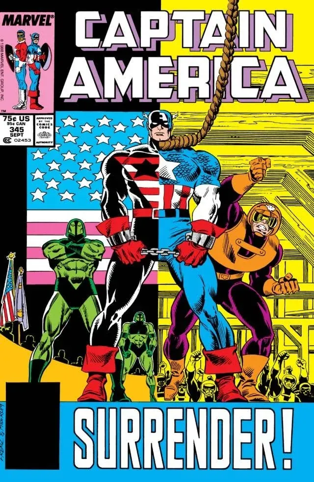 Cover of Captain America #345