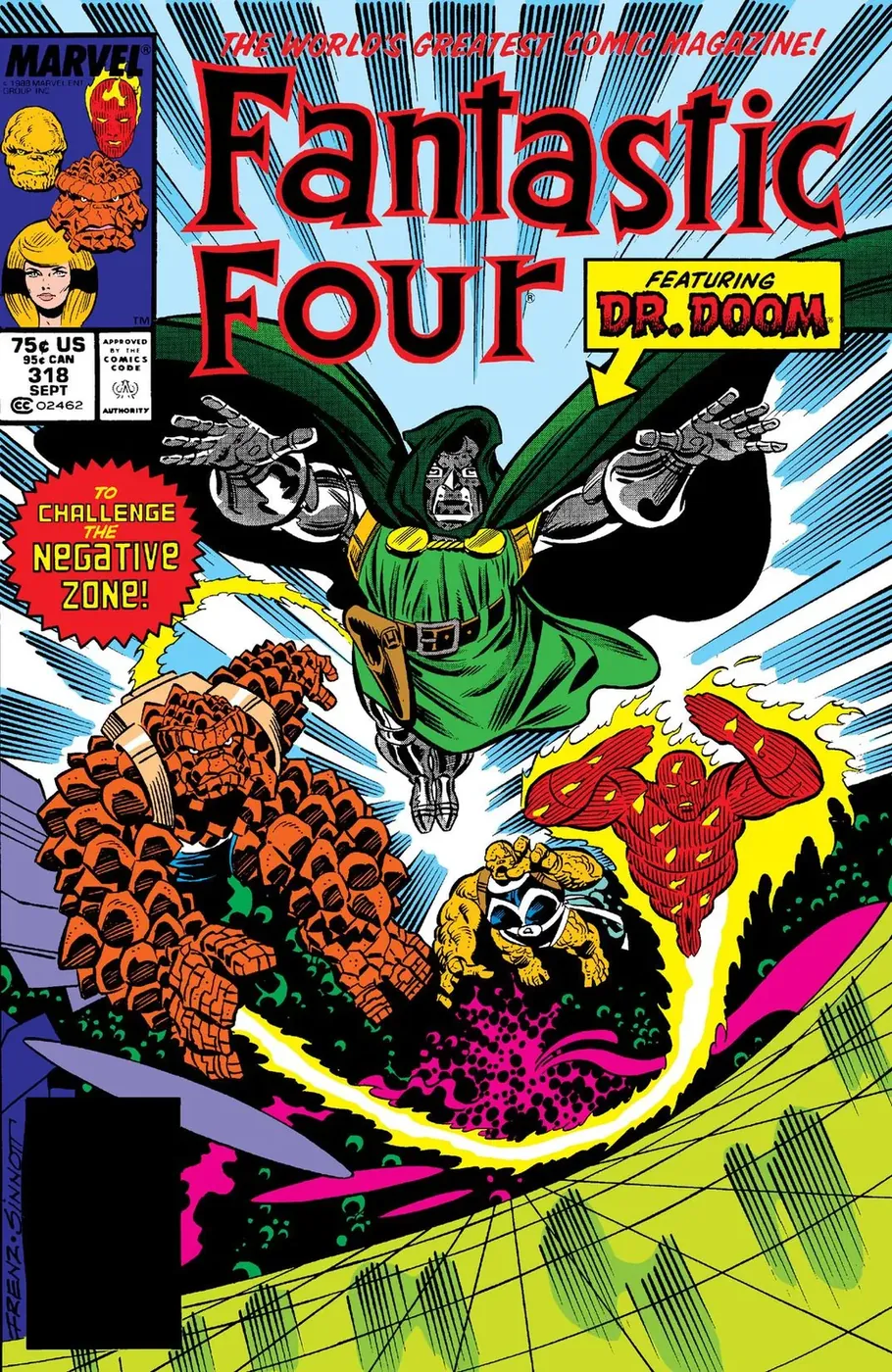 Cover of Fantastic Four #318