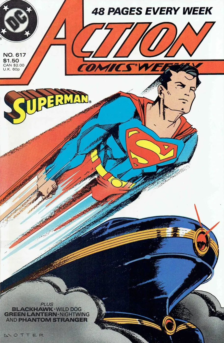 Cover of Action Comics Weekly #617