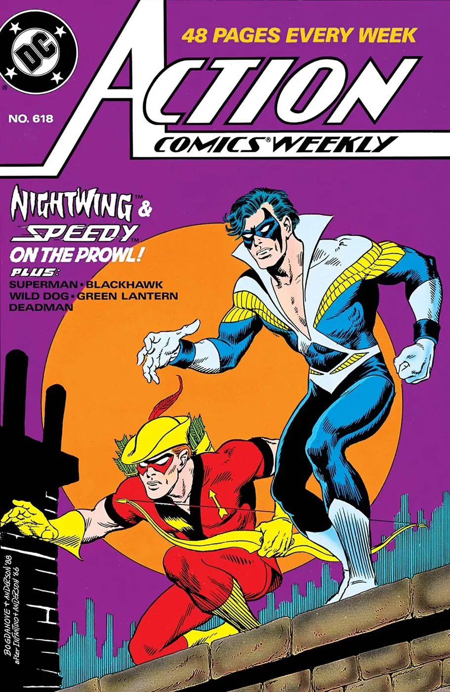 Cover of Action Comics Weekly #618