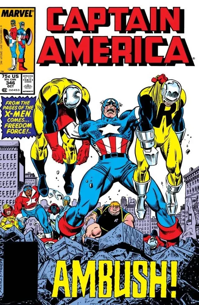 Cover of Captain America #346