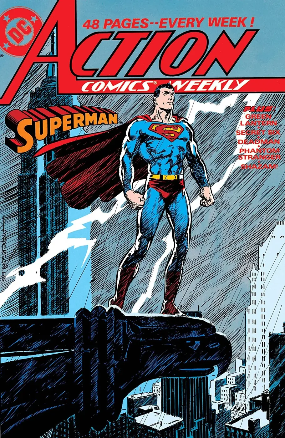 Cover of Action Comics Weekly #623