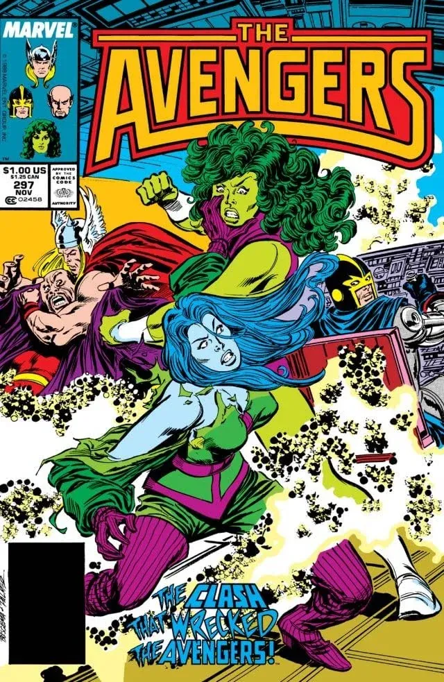 Cover of The Avengers #297