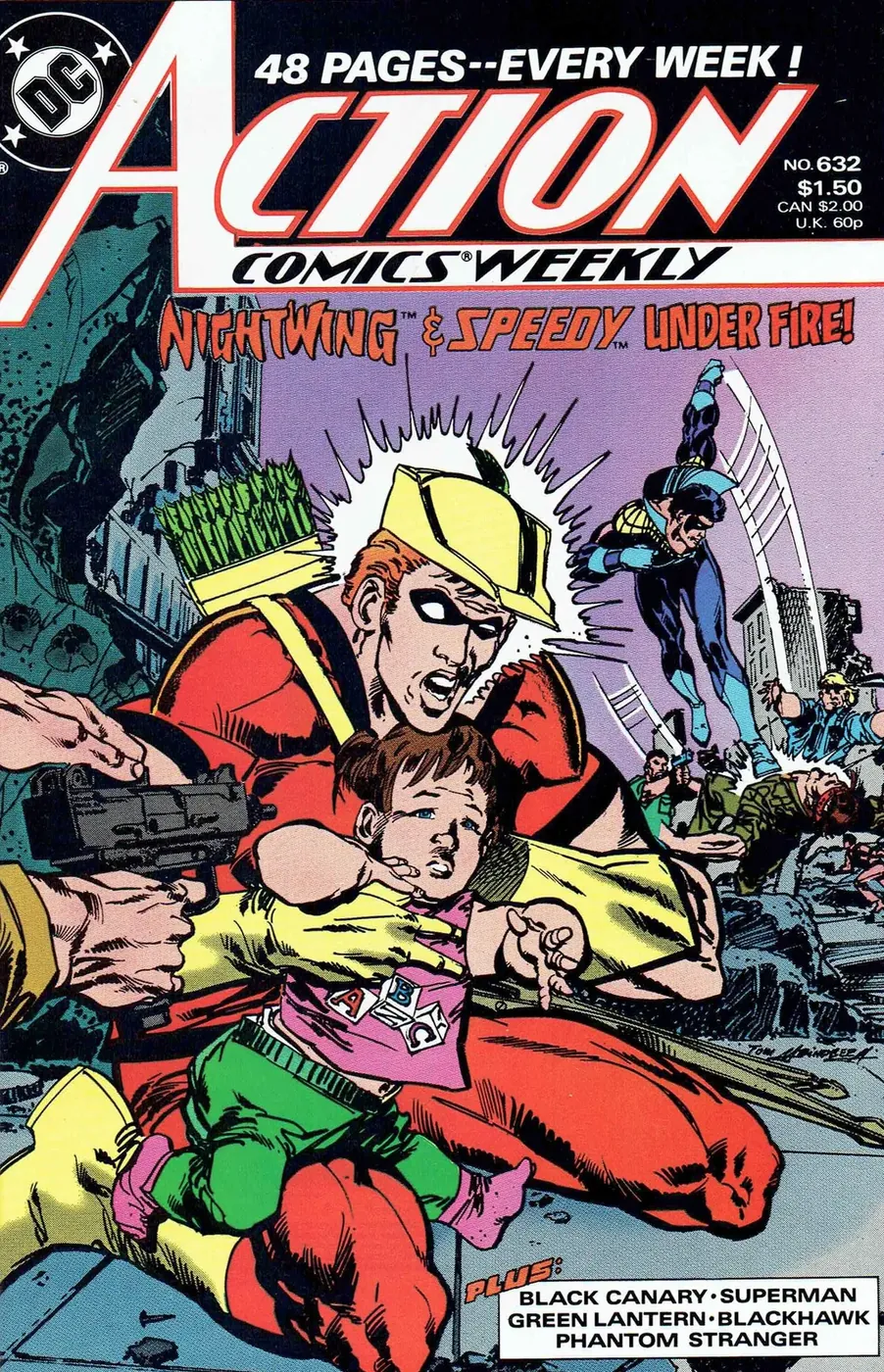 Cover of Action Comics Weekly #632