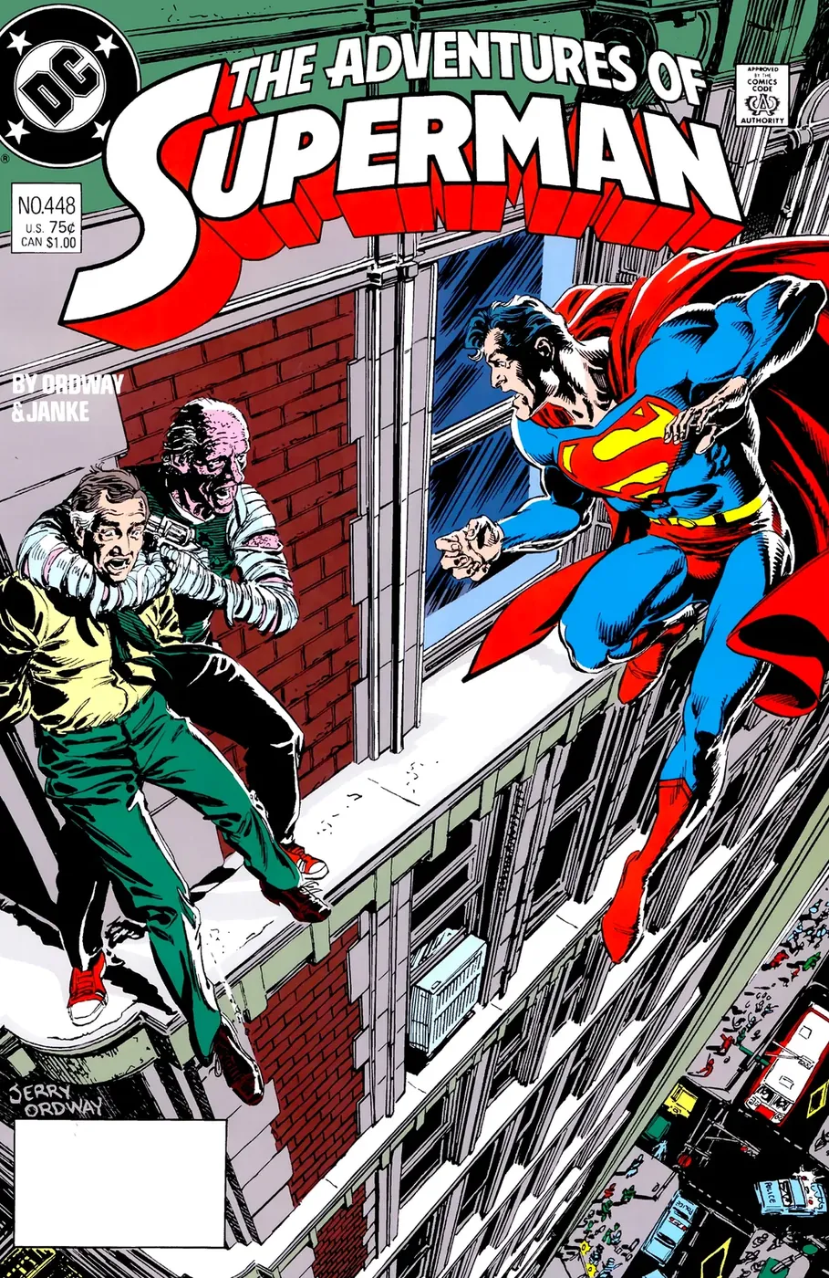 Cover of Adventures of Superman #448