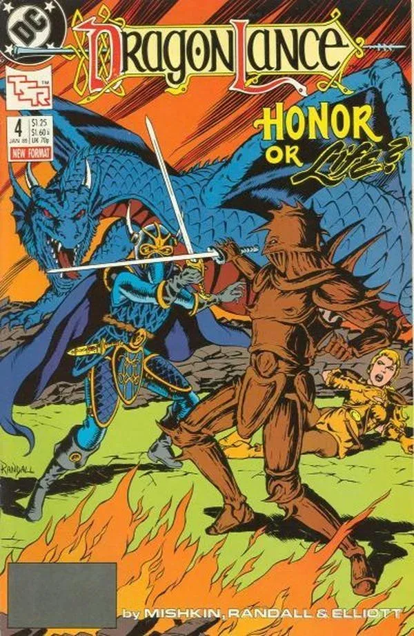 Cover of DragonLance Comic Book #4