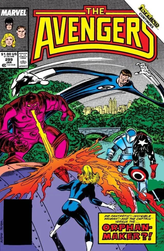 Cover of The Avengers #299