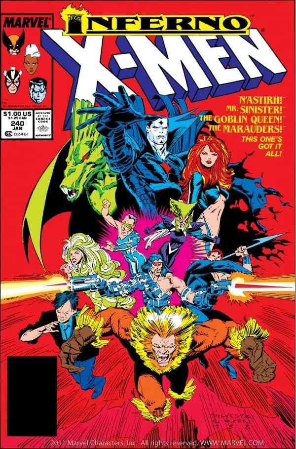 Cover of The Uncanny X-Men #240